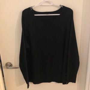 H&M Basic Black Crew Neck Sweater
